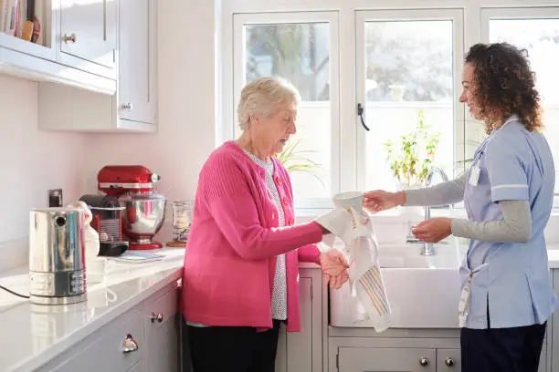 in-home assistance for the elderly with household tasks and chores