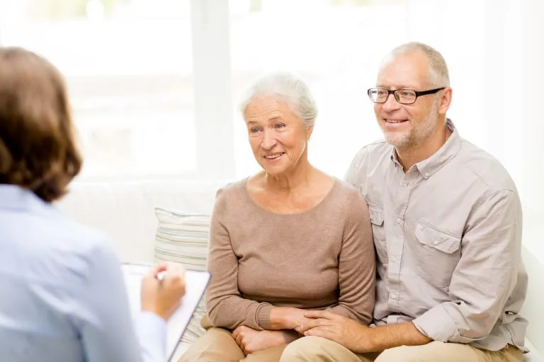 family relations and in-home care talk